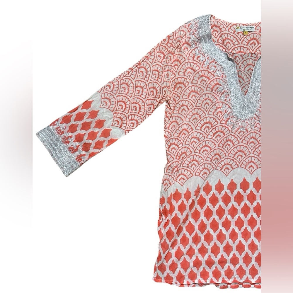 Roberta Roller Rabbit By Piperlime Tunic Top Large - image 2